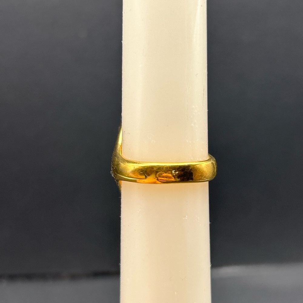 Alexis Bittar Gold and Crystal Ring~Size 7 - Picture 4 of 6
